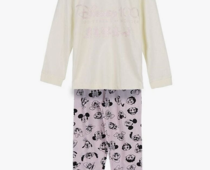 Talla: 12 años - Pijama largo single jersey Disney 100 Aniversario Online Sale