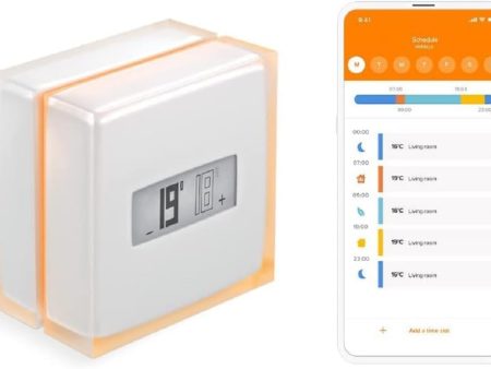 Netatmo NTH-ES-EC Termostato Wifi Inteligente para caldera individual, Color Blanco Caja Abierta Online Sale