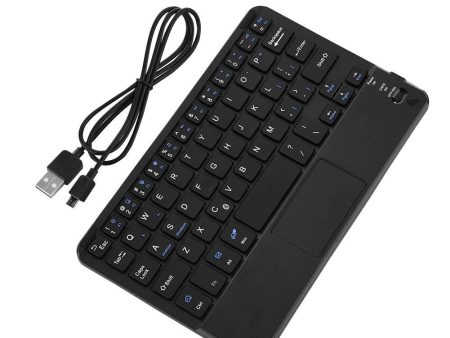 Richer-R Teclado Inalámbrico, Mini Teclado Bluetooth portátil y ultradelgado con Panel táctil para PC y Tablet Android Online Sale