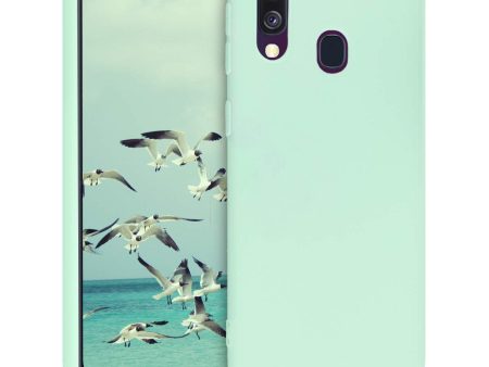 Funda kwmobile para Samsung Galaxy A40 - Diseño ultrafino de TPU y Silicona en color Menta Mate Embalaje Deteriorado Hot on Sale