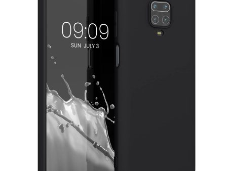 Carcasa kwmobile para Xiaomi Redmi Note 9S   9 Pro   9 Pro MAX - Ultrafina de TPU y Silicona con Bordes elevados anticaídas - Negro Mate Embalaje Deteriorado Cheap