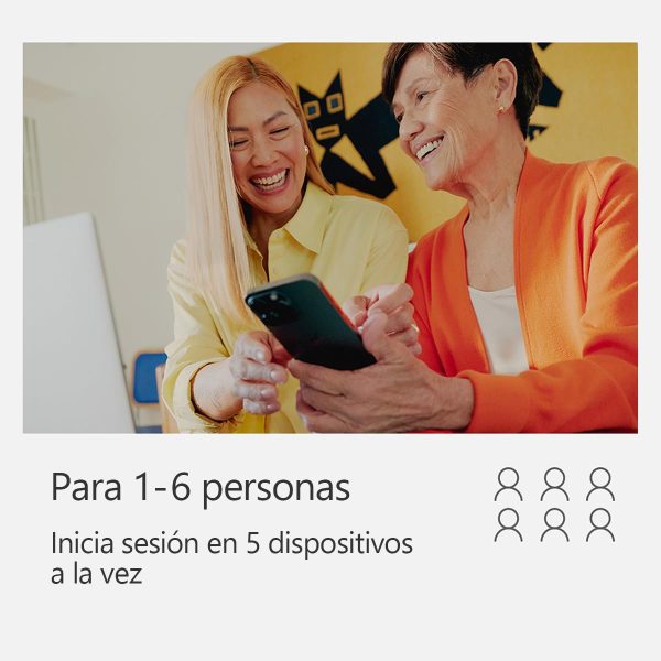 Microsoft 365 Personal - 1 persona - Para PC Mac tabletas teléfonos móviles - Suscripción de 12 meses Embalaje Deteriorado Fashion