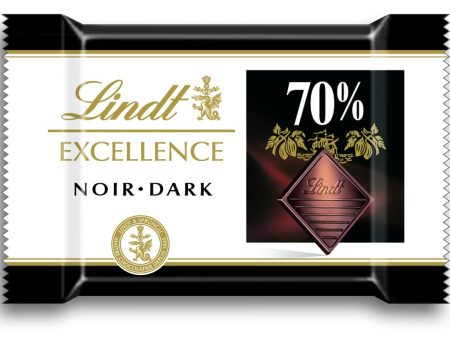 Caja mini tabletas de chocolate Lindt Mini Excellence, 200 tabletas individuales, chocolate negro al 70%, tableta de chocolate intenso, chocolate negro aromático, extrafino, delicado e intenso, 1,1kg Embalaje Deteriorado (Cad: 30 11 2024) Discount