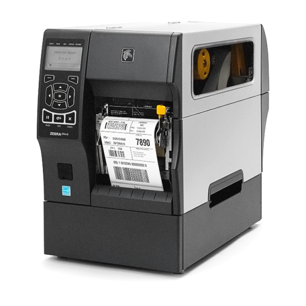 Zebra Technologies ZT41043-T410000Z Series ZT410 4  DT TT Tabletop Printer, 300 dpi, Tear Bar, USB 2.0 RS-232 Serial 10 100 Ethernet, Bluetooth 2.1, EZPL, Rewind Online